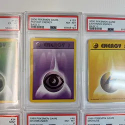 Pokemon PSA Graded TCG Card Lot: Machoke, Charmander, Drowzee, Weedle, Energy - Image 3