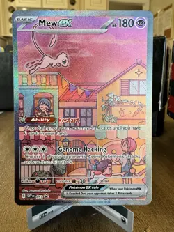 Pokemon TCG Mew EX Black Star Promo Holo Card Scarlet & Violet SVP053 - Image 1