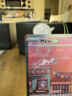 Pokemon TCG Mew EX Black Star Promo Holo Card Scarlet & Violet SVP053 - Image 2