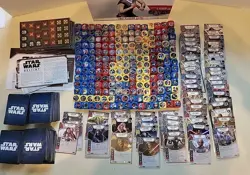 Star Wars Destiny Lot: 196 Dice, 464 Cards, 53 Character Cards, Jabba, Palpatine - Image 1