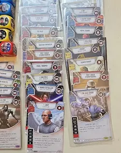 Star Wars Destiny Lot: 196 Dice, 464 Cards, 53 Character Cards, Jabba, Palpatine - Image 5