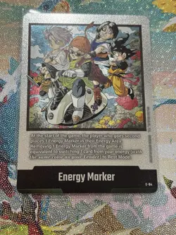Energy Marker E-84 Silver Manga Booster 02 Dragon Ball Card English - Image 1