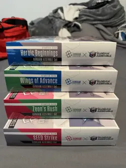 Gundam Card Game Assemble English Sets, Sealed, ST01 - ST04 - Image 2
