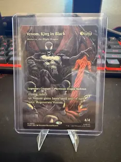 MTG Spider-Man Venom, King In Black Borderless Mythic Non-Foil M0022 - Image 1