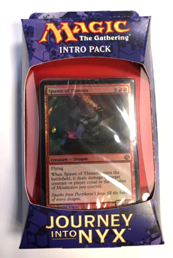 MTG Journey Into Nyx VORACIOUS RAGE Intro Deck BR 2014 with 2 Booster Packs - Image 1