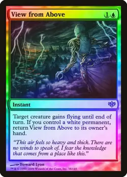 Magic the Gathering VIEW FROM ABOVE #38/145 Conflux 2009 Foil Blue Playset of 4 - Image 1