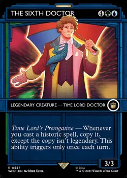 MTG The Sixth Doctor WHO Rare Foil #557 - Image 1