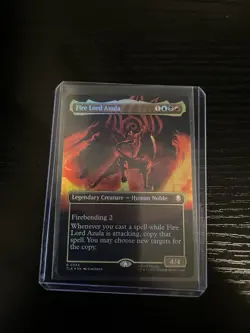 MTG Fire Lord Azula TLA 0334 R NM Regular Borderless - Image 1