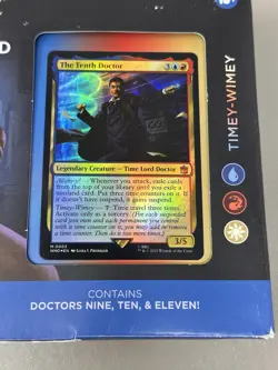 Magic the Gathering MTG Universes Beyond: Doctor Who Timey-Wimey Nine Ten Eleven 195166228815 - Image 2