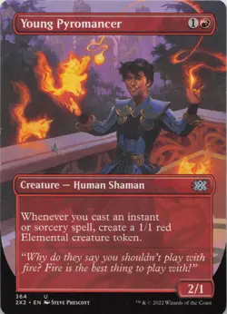 Young Pyromancer (Borderless) U Double Masters 2022 364 LP-NM - Image 1