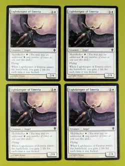 Lightkeeper of Emeria x4 Worldwake 4x Playset Magic the Gathering MTG - Image 1