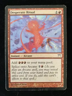 Desperate Ritual MTG Champions of Kamigawa 163/306 Rare HP - Image 1