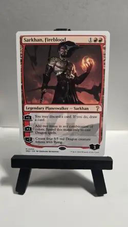 NM Sarkhan, Fireblood 60 White Border Mystery Booster 2 MB2 - Image 1