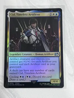 Cid, Timeless Artificer (0418) Final Fantasy Foil FF MTG Magic Gathering FFXIII - Image 1