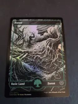 1 x Forest (277) - Foil Full Art - Innistrad: Crimson Vow - NM- MTG - Image 1