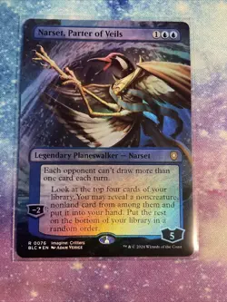 MTG Near Mint Foil Narset, Parter of Veils (Borderless) - Bloomburrow - Image 1
