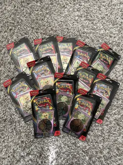 Pokemon Phantasmal Flames ME02 Blister - Whimsicott & Cottonee [12 Pack Set] - Image 1
