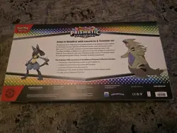 Pokemon TCG Prismatic Evolutions Lucario Ex + Tyranitar Ex Premium Collection - Image 2