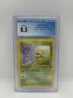 Pokemon CGC 8.5 Bellsprout 49/64 Jungle 1st Edition - Image 1