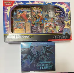 🎄🎁 Phantasmal Flames Sealed ETB Mega Lucario EX Box Sealed Pokemon TCG 🎄🎁 - Image 1