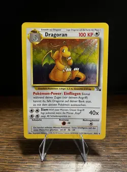 Pokemon TCG Dragonite 4/62 Fossil Unlimited GERMAN - Image 1