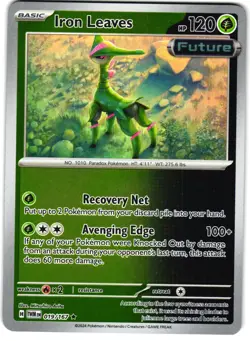Iron Leaves Reverse Holo 19/167 Pokemon SV: Twilight Masquerade - Image 1