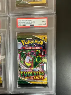 PSA 9 - 2021 Pokemon Evolving Skies Sealed Booster Pack ART Set - UMBREON! - Image 4
