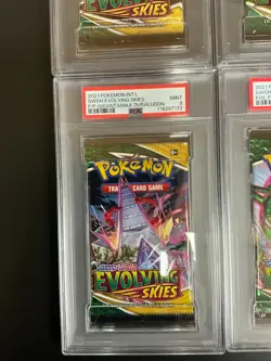 PSA 9 - 2021 Pokemon Evolving Skies Sealed Booster Pack ART Set - UMBREON! - Image 5