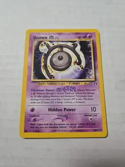Pokemon Unown M 49/75 N2 Neo Discovery Unlimited - Pokemon TCG- WOTC - Image 1