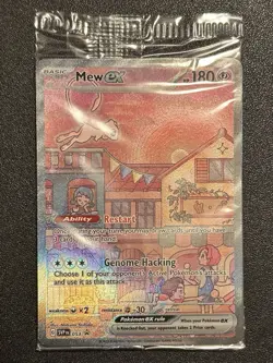 SEALED Mew ex SVP 053 Black Star Promo Full Art Pokemon TCG Scarlet Violet 151 - Image 1