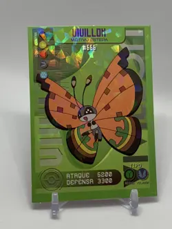 Peruvian Pokemon Pokedex Edition | Vivillon #666 Cracked Ice Holo Peru Rare!! 😈 - Image 2