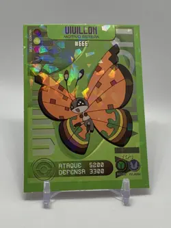 Peruvian Pokemon Pokedex Edition | Vivillon #666 Cracked Ice Holo Peru Rare!! 😈 - Image 3