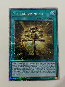 Yugioh Millennium Ankh - 1st Edition Starlight Rare NM - Free Holo - Image 1