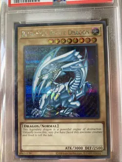 Blue-Eyes White Dragon KC01 (Prismatic Secret Rare) 25th Anniversary Case PSA 10 - Image 2