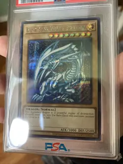 Blue-Eyes White Dragon KC01 (Prismatic Secret Rare) 25th Anniversary Case PSA 10 - Image 4
