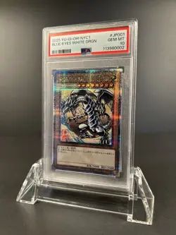 Yugioh Blue-Eyes White Dragon NYC1 - JP001 Japanese Prismatic Secret Rare PSA 10 - Image 1