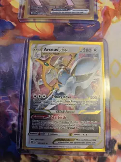 Holo Rare Mew, Arceus, And Greninja Metal Promotional Cards - Image 4
