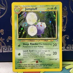Jumpluff 7/111 | Neo Genesis | Holo Pokemon Card WOTC SWIRL LP - Image 1