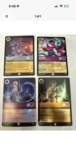 Lorcana Cards, 9 cards in random lot (see pics) - Image 2