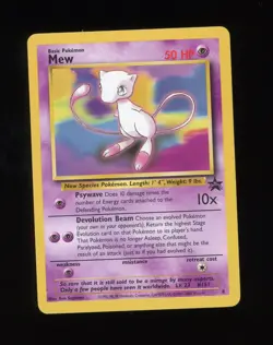 Pokemon TCG Mew #8 Black Star Promo Non Holo Card - NM #4 - Image 1