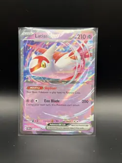 Latias EX 076/191 Double Rare Surging Sparks Holo Pokemon Card English TCG - Image 1