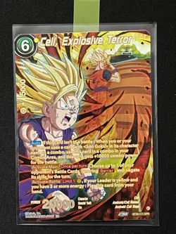 Dragon Ball Super Card Game Cell Explosive Terror SPR Foil Card BT26-111 - Image 1