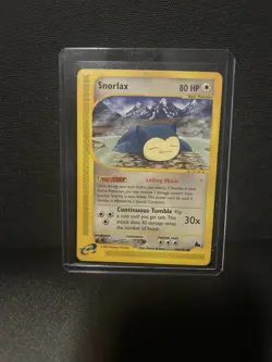 Pokemon TCG Snorlax Skyridge 100/144 Non-Holo Card Lightly Played - Image 4