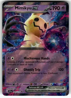 Mimikyu ex 069/159 SV09: Journey Together NM Pokemon Card TCG - Image 1
