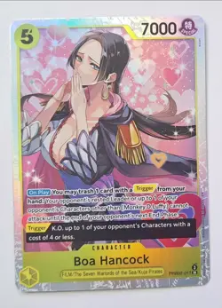 One Piece - Premium PRB-02 *BOA HANCOCK* Alt Art PRB02-017 SR Card Holo Mint MT - Image 2
