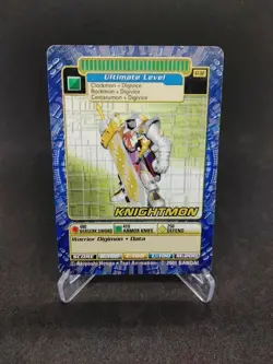 KNIGHTMON DIGIMON CARD ST-82 ULTIMATE LEVEL 2001 BANDAI LP/MP - Image 1