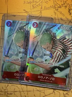 Roronoa Zoro (Alt Art) OP14-015 R The Azure Sea's Seven ONE PIECE Card Japanese - Image 1