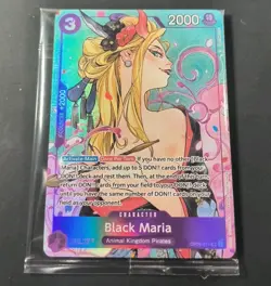 One Piece CCG Black Maria OP08-074 Promo Card Sealed - Image 1