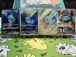 Pokemon Illustration Rare Lot 4 Cards NM Near Mint Scarlet Violet Blastoise 151 - Image 1