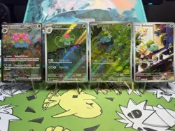 Pokemon Illustration Rare Lot 4 Cards NM Near Mint Scarlet Violet Venusaur 151 - Image 1